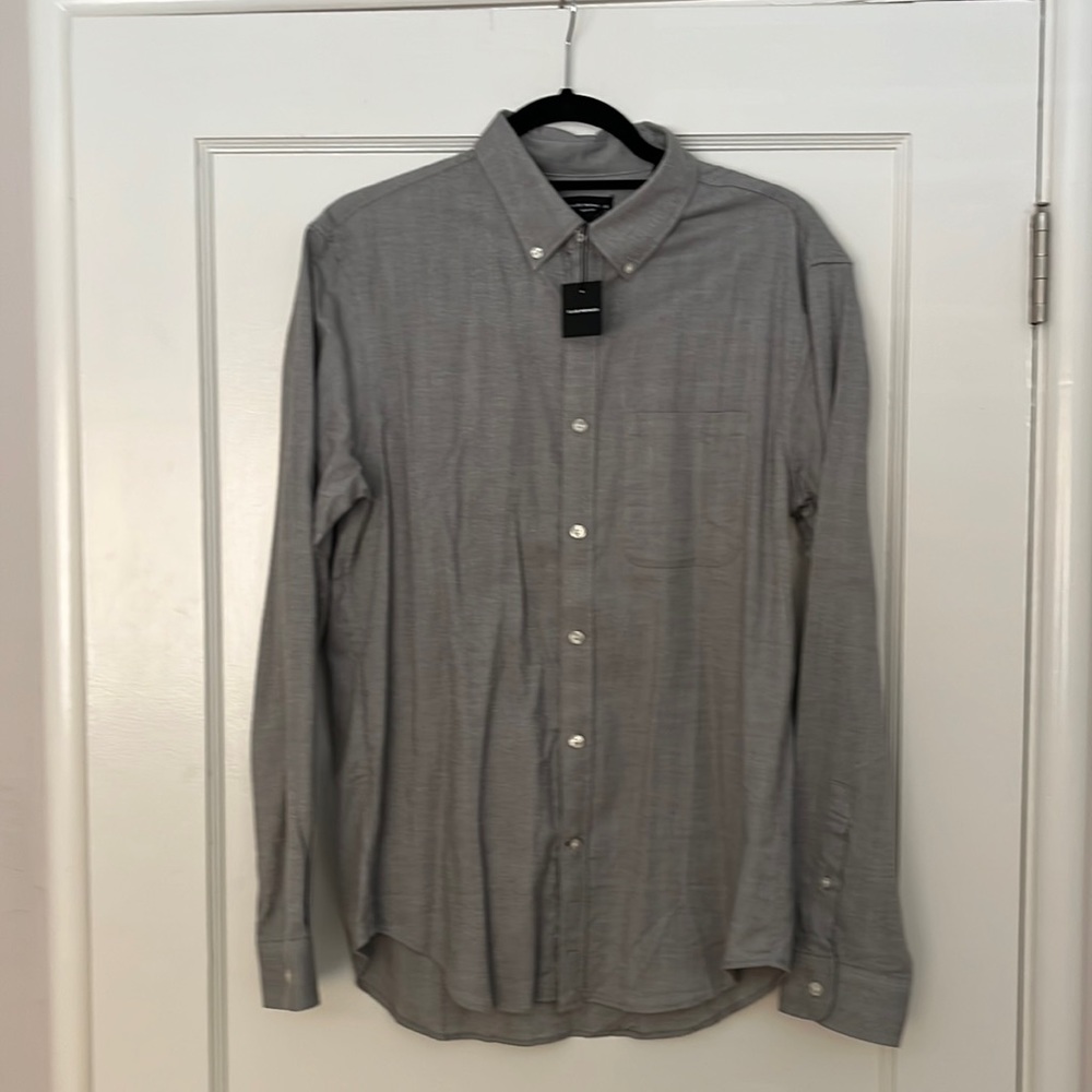 Club Monaco Long Sleeve Flannel Shirt